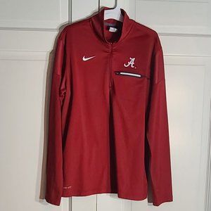 Alabama Crimson Tide Nike Dri-Fit 1/4 Zip Pullover